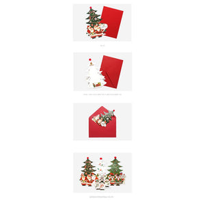 D'Won 3D Christmas Pop-Up Santa Choir Card, D'Won, Greeting Cards, dwon-3d-pop-up-card-card-santa-choir, 3D cards, Christmas cards, Christmas night, D'Won, greeting cards, New December, Pop up card, Cityluxe