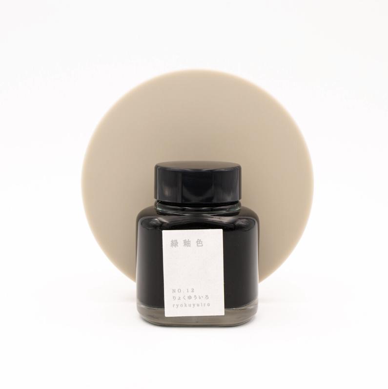 Kyoto Ink Kyo No Oto N.12 Ryokuyuiro Ink Bottle 40ml, Kyoto Ink, Ink Bottle, kyoto-ink-kyo-no-oto-n-12-ryokuyuiro-ink-bottle-40-ml, 40ml, Green, Ink &amp; Refill, Ink bottle, Kyoto, Kyoto Ink, New November, Pen Lovers, Cityluxe