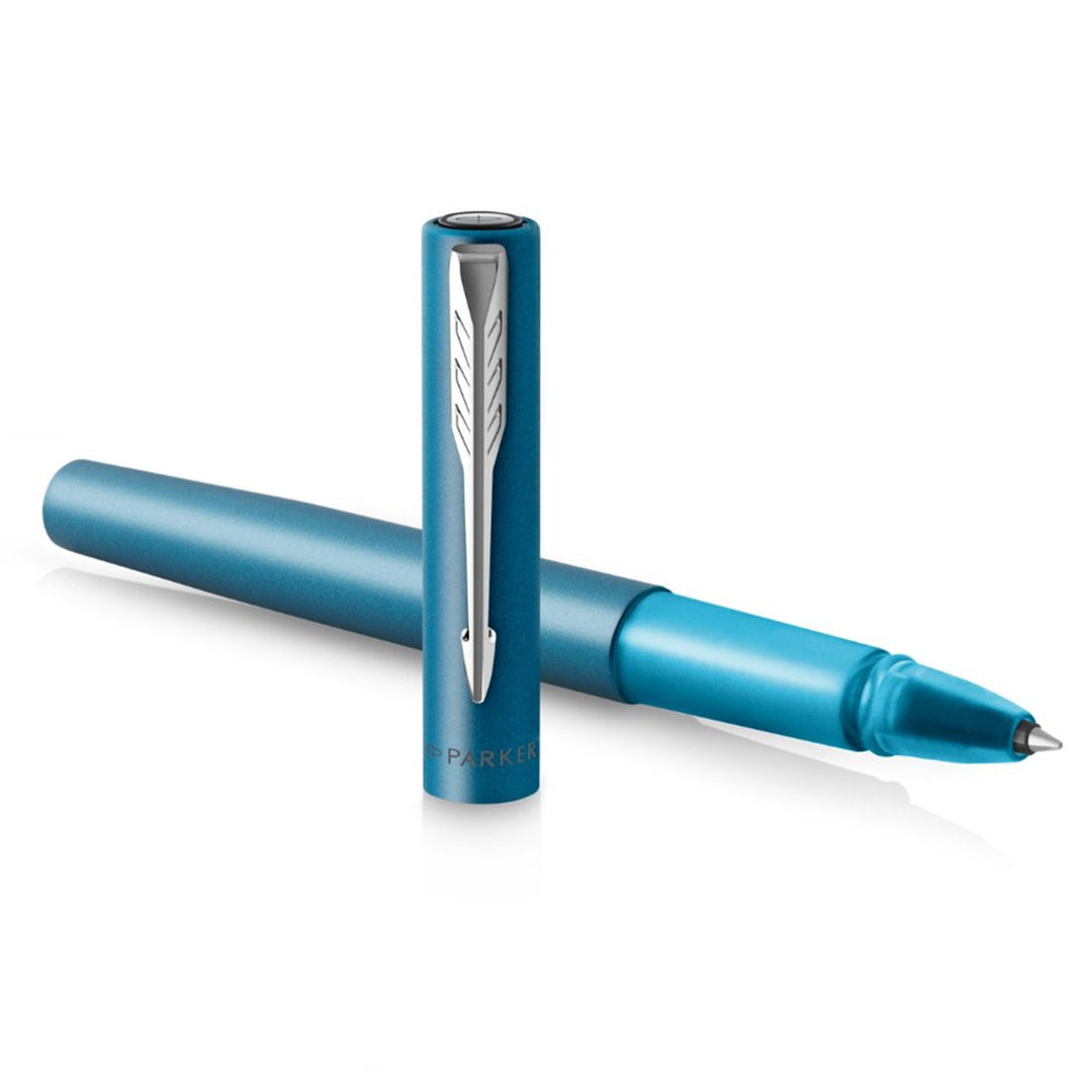 Parker Vector XL Rollerball Pen in Teal — Parker rollerball pen — fluid gel ink writing instrument, at Cityluxe Singapore