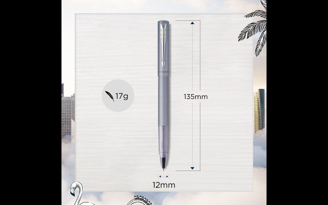 Parker Vector XL Rollerball Pen - Silver