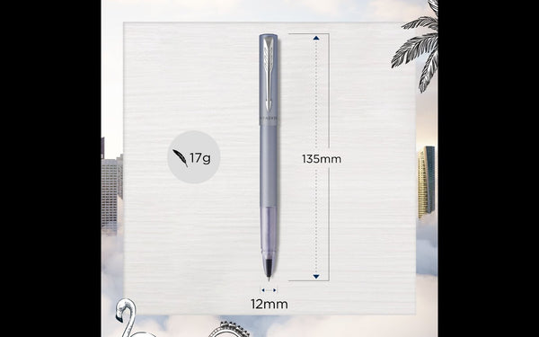 Load image into Gallery viewer, Parker Vector XL Rollerball Pen - Silver
