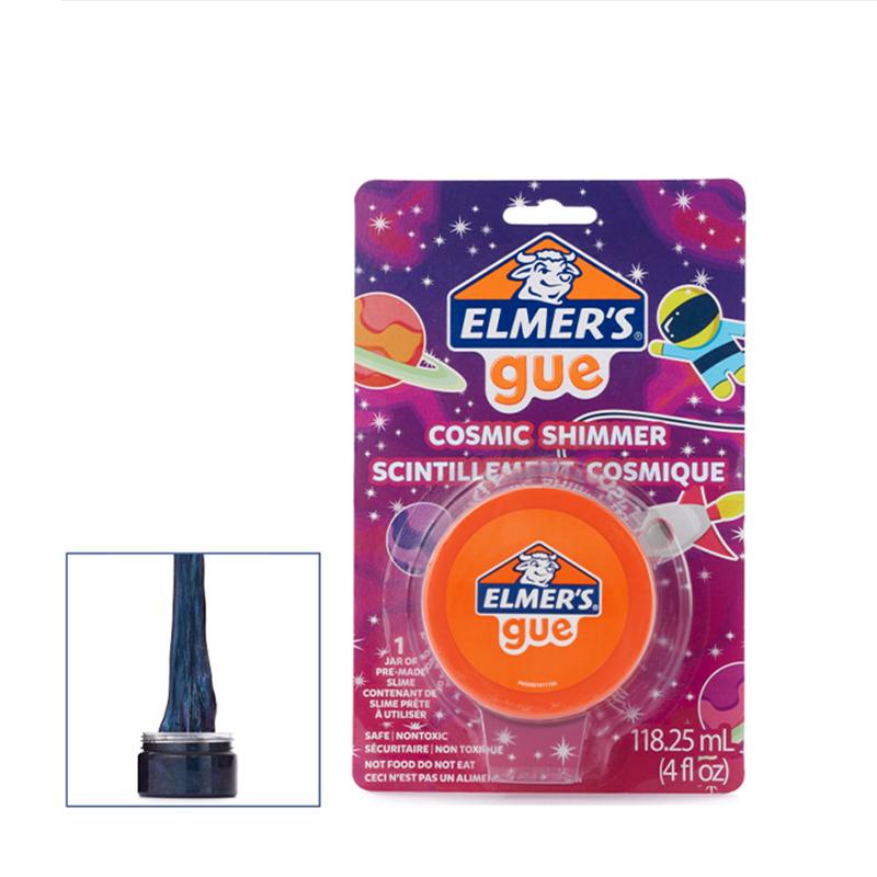 Elmer's Gue Cosmic Shimmer Slime 4 Oz, Christmas