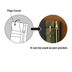Midori Book Band Pen Case For B6 A5 Notebook
