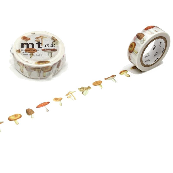Load image into Gallery viewer, MT EX Washi Tape Mushroom, MT Tape, Washi Tape, mt-ex-washi-tape-mushroom, For Crafters, MTEX, Mushroom, washi tape, Cityluxe

