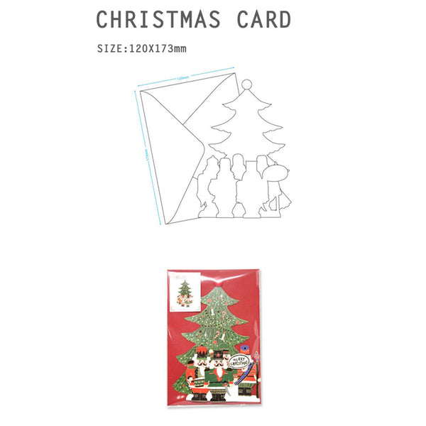 Load image into Gallery viewer, D&#39;Won 3D Christmas Pop-Up Toy Soldier Choir Card, D&#39;Won, Greeting Cards, dwon-3d-christmas-pop-up-toy-soldier-choir-card, 3D cards, Christmas cards, Christmas night, D&#39;Won, greeting cards, New December, Pop up card, Cityluxe
