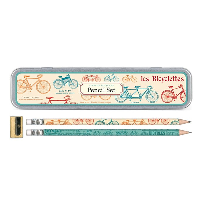 Cavallini Pencil Set Vintage Bicycle, Cavallini, Pencil, cavallini-pencil-set-vintage-bicycle, For Students, Cityluxe