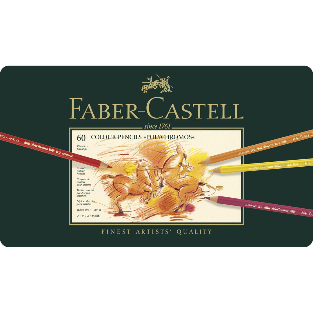 Faber-Castell Polychromos Artist Colour Pencil Set of 60, Faber-Castell, Colour Pencil, faber-castell-polychromos-artist-colour-pencil-set-of-60, , Cityluxe
