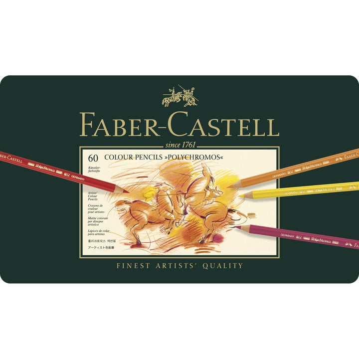 Faber-Castell Polychromos Artist Colour Pencil Set of 60, Faber-Castell, Colour Pencil, faber-castell-polychromos-artist-colour-pencil-set-of-60, , Cityluxe