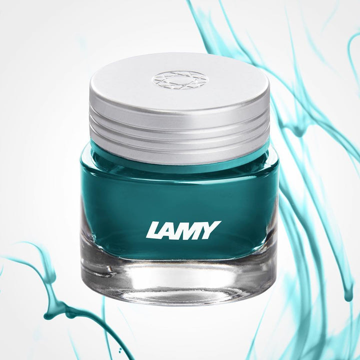 Lamy T53 30ml Crystal Ink Bottle, Lamy, Ink Bottle, lamy-t53-30ml-crystal-ink-bottle, Blue, Brown, Green, Grey, Ink &amp; Refill, Inktober22, Pink, Red, Cityluxe