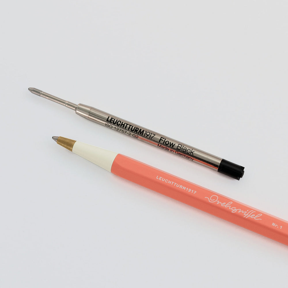 Leuchtturm1917 Drehgriffel Refill Pack of 2 Black, Leuchtturm1917, Ballpoint Pen Refill, leuchtturm1917-drehgriffel-refill-pack-of-2-black, Black, Cityluxe