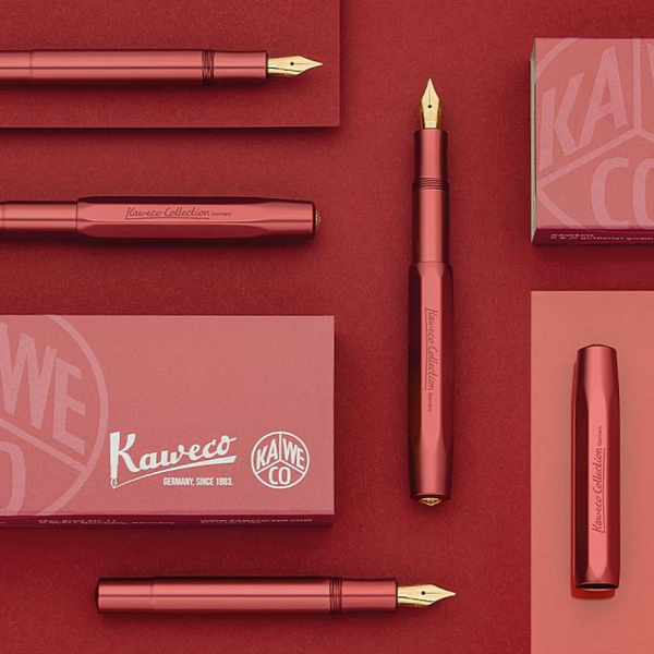 Load image into Gallery viewer, Kaweco Collection Fountain Pen Ruby, Kaweco, Fountain Pen, kaweco-collection-fountain-pen-ruby, can be engraved, Fountain Pen, Kaweco, Kaweco Collection, Metallic, New November, Red, Ruby, Cityluxe
