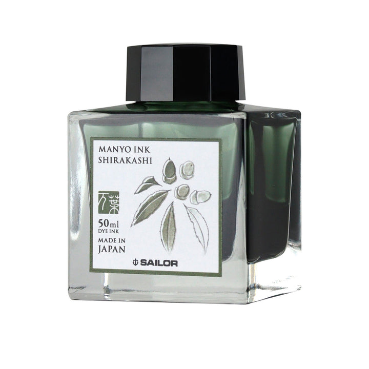 Sailor Manyo Ink Bottle 50ml — flat lay