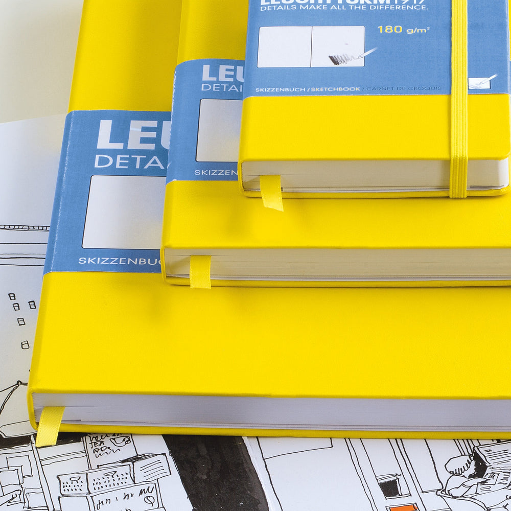Leuchtturm1917 Hardcover A5 Medium Sketchbook Lime, Leuchtturm1917, Notebook, leuchtturm1917-hardcover-a5-medium-sketchbook-lime, Blank, Bullet Journalist, Green, Leuchtturm1917, notebook emboss, Cityluxe
