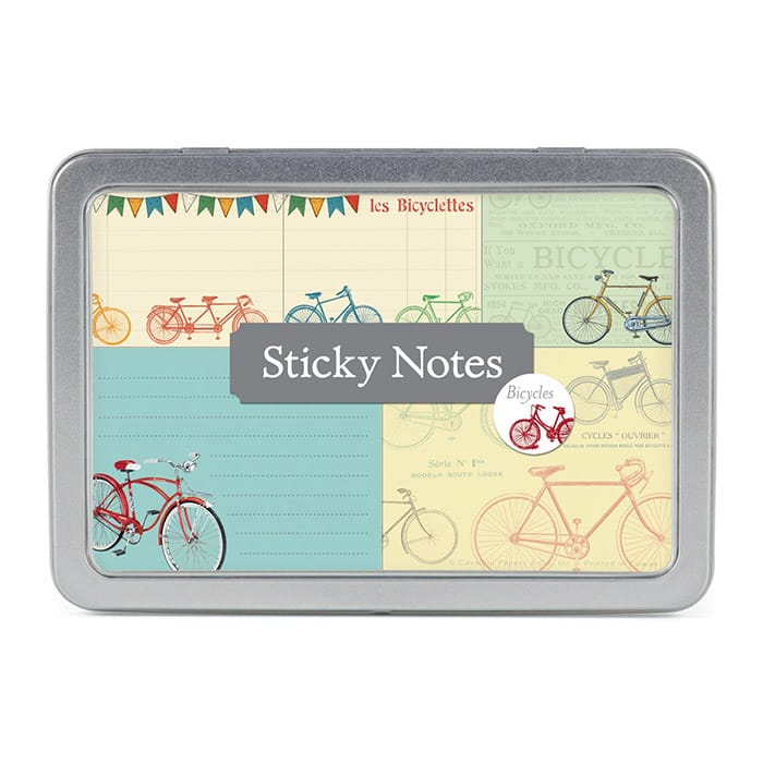 Cavallini Sticky Notes Bicycle, Cavallini, Sticky Memo, cavallini-sticky-notes-bicycle, For Students, Cityluxe