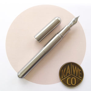 Kaweco Supra Fountain Pen Stainless Steel, Kaweco, Fountain Pen, kaweco-supra-fountain-pen-stainless-steel, can be engraved, Novelties Spring 2020, Silver, Cityluxe