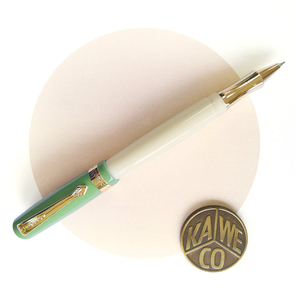 Load image into Gallery viewer, Kaweco Student Rollerball Pen 60&#39;s Swing, Kaweco, Rollerball Pen, kaweco-student-rollerball-pen-60s-swing, can be engraved, Green, Novelties Spring 2020, Cityluxe
