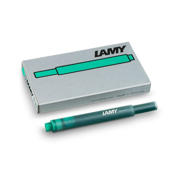 将图片加载到图库查看器，Lamy T10 Ink Cartridges (Pack of 5), Lamy, Ink Cartridge, lamy-t10-ink-cartridges-pack-of-5, Black, Blue, Green, Purple, Red, Yellow, Cityluxe

