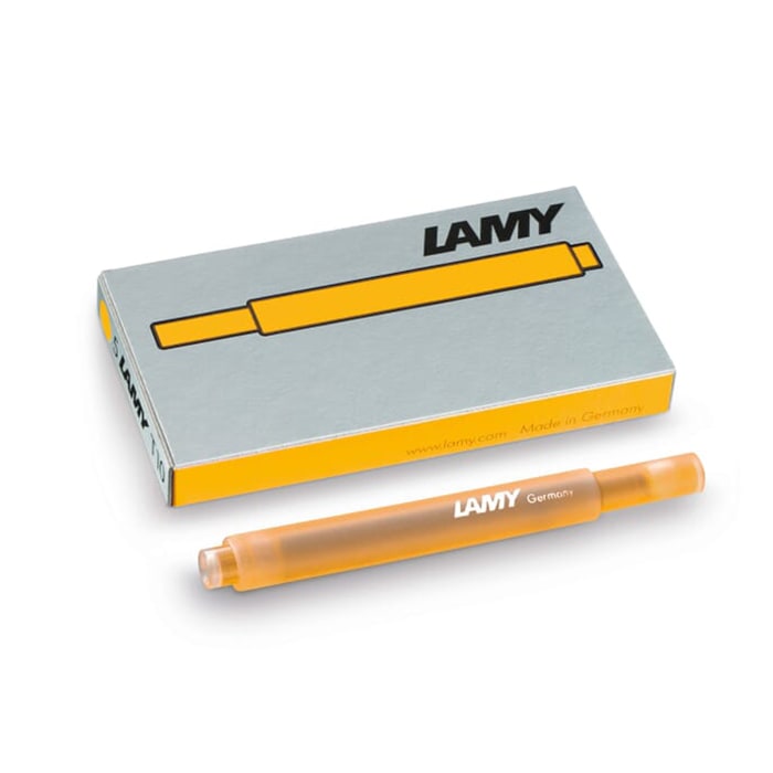 Lamy T10 Ink Cartridges (Pack of 5), Lamy, Ink Cartridge, lamy-t10-ink-cartridges-pack-of-5, Black, Blue, Green, Purple, Red, Yellow, Cityluxe