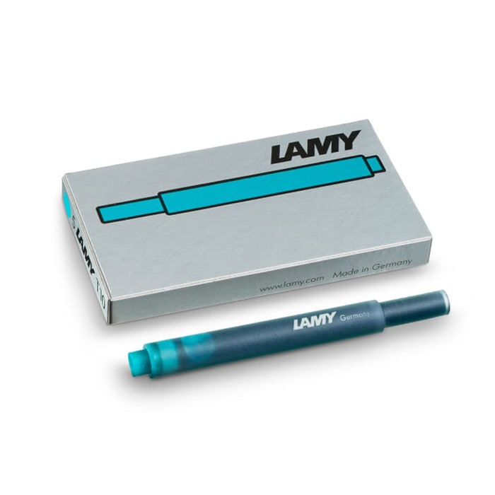 Lamy T10 Ink Cartridges (Pack of 5), Lamy, Ink Cartridge, lamy-t10-ink-cartridges-pack-of-5, Black, Blue, Green, Purple, Red, Yellow, Cityluxe