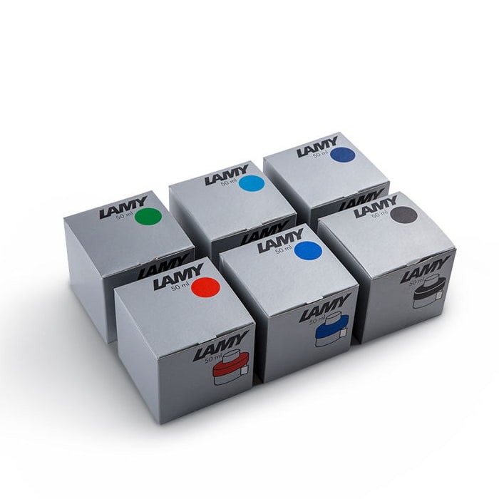 Lamy T52 50ml Ink Bottle, Lamy, Ink Bottle, lamy-t52-50ml-ink-bottle, Black, Blue, Green, Ink & Refill, Inktober22, Red, Yellow, Cityluxe