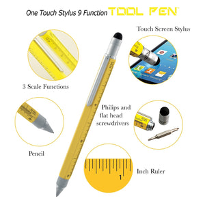 Monteverde Tool 0.9mm Pencil, Monteverde, Mechanical Pencil, monteverde-tool-0-9mm-pencil-black, Black, Blue, Brown, Gold, Monteverde, multi functions pen, Orange, Pen, Pencil, Red, Silver, Tool Pen, Yellow, Cityluxe