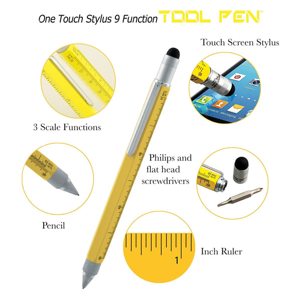 이미지를 갤러리 뷰어에 로드 , Monteverde Tool 0.9mm Pencil, Monteverde, Mechanical Pencil, monteverde-tool-0-9mm-pencil-black, Black, Blue, Brown, Gold, Monteverde, multi functions pen, Orange, Pen, Pencil, Red, Silver, Tool Pen, Yellow, Cityluxe
