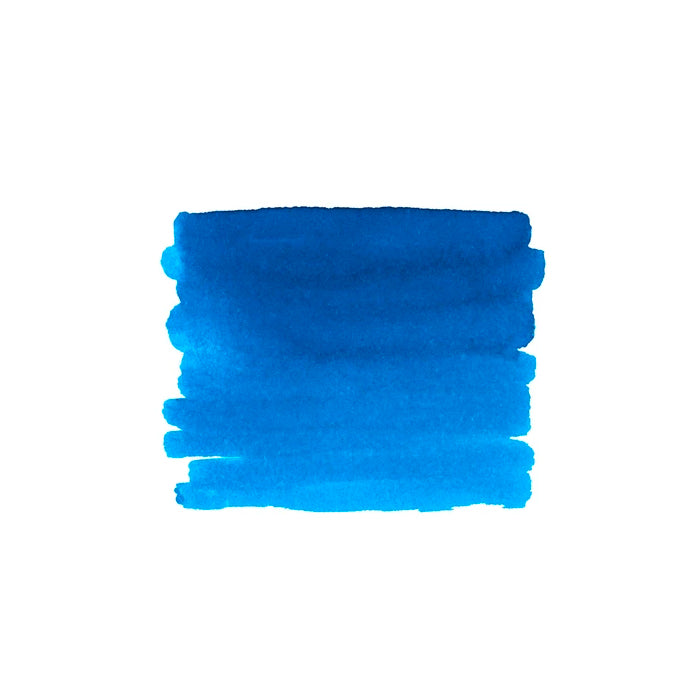 Private Reserve 60ml Ink Bottle Tropical Blue — bottle at angle