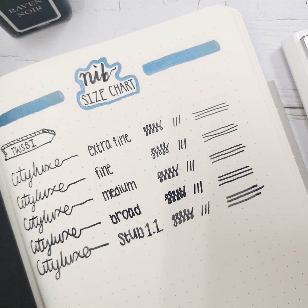TWSBI Vac700R Fountain Pen Nib Set — side view