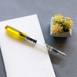TWSBI ECO Fountain Pen Transparent Yellow, TWSBI, Fountain Pen, twsbi-eco-fountain-pen-transparent-yellow, can be engraved, Cityluxe