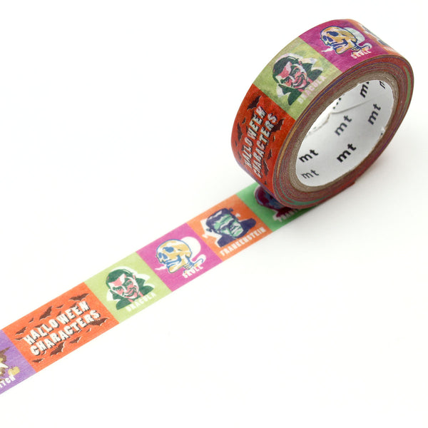 Load image into Gallery viewer, MT Halloween 2019 Washi Tape Halloween Characters, MT Tape, Washi Tape, mt-halloween-2019-washi-tape-halloween-characters, dc, MT 2019 AW, Qty, Red, seasonal, Washi Tape, Cityluxe
