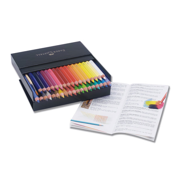 Load image into Gallery viewer, Faber-Castell Polychromos Artist Watercolour Pencil Set of 36 with Brush, Faber-Castell, Watercolour, faber-castell-polychromos-artist-watercolour-pencil-set-of-36-with-brush, , Cityluxe
