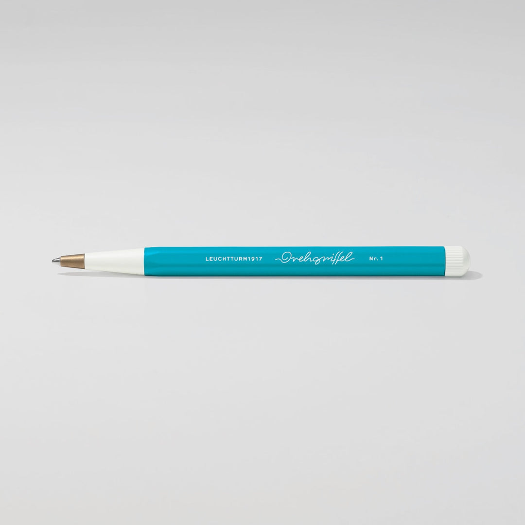 Leuchtturm1917 Drehgriffel Ballpoint Pen Ocean, Leuchtturm1917, Ballpoint Pen, leuchtturm1917-drehgriffel-ballpoint-pen-ocean, Blue, can be engraved, Drehgriffel pen, Smooth Colours, Cityluxe
