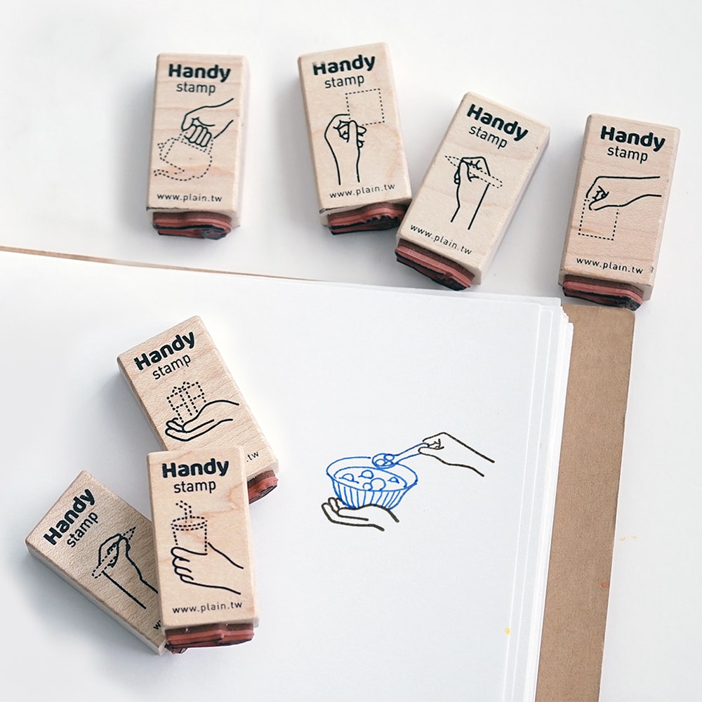 Plain Stationery Handy Stamp - E — detail view