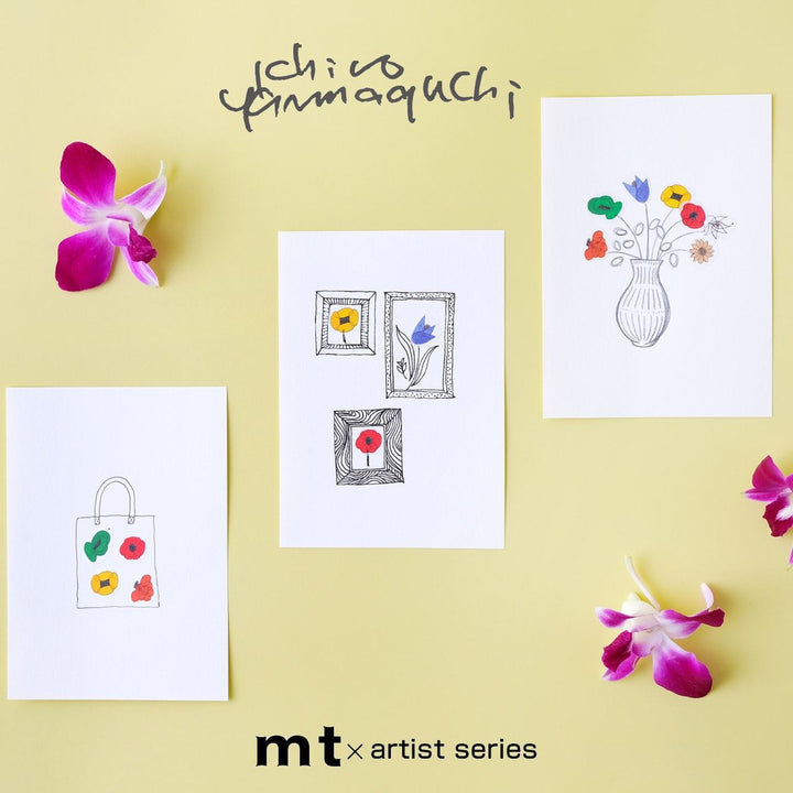 MT x Yamaguchi Ichiro Washi Tape Leaf, MT Tape, Washi Tape, mt-x-yamaguchi-ichiro-washi-tape-leaf, mt2021aw, Cityluxe