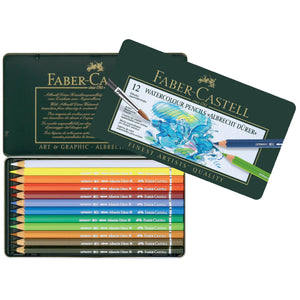 Faber-Castell Polychromos Artist Watercolour Pencil Set of 12, Faber-Castell, Watercolour, faber-castell-polychromos-artist-watercolour-pencil-set-of-12, , Cityluxe