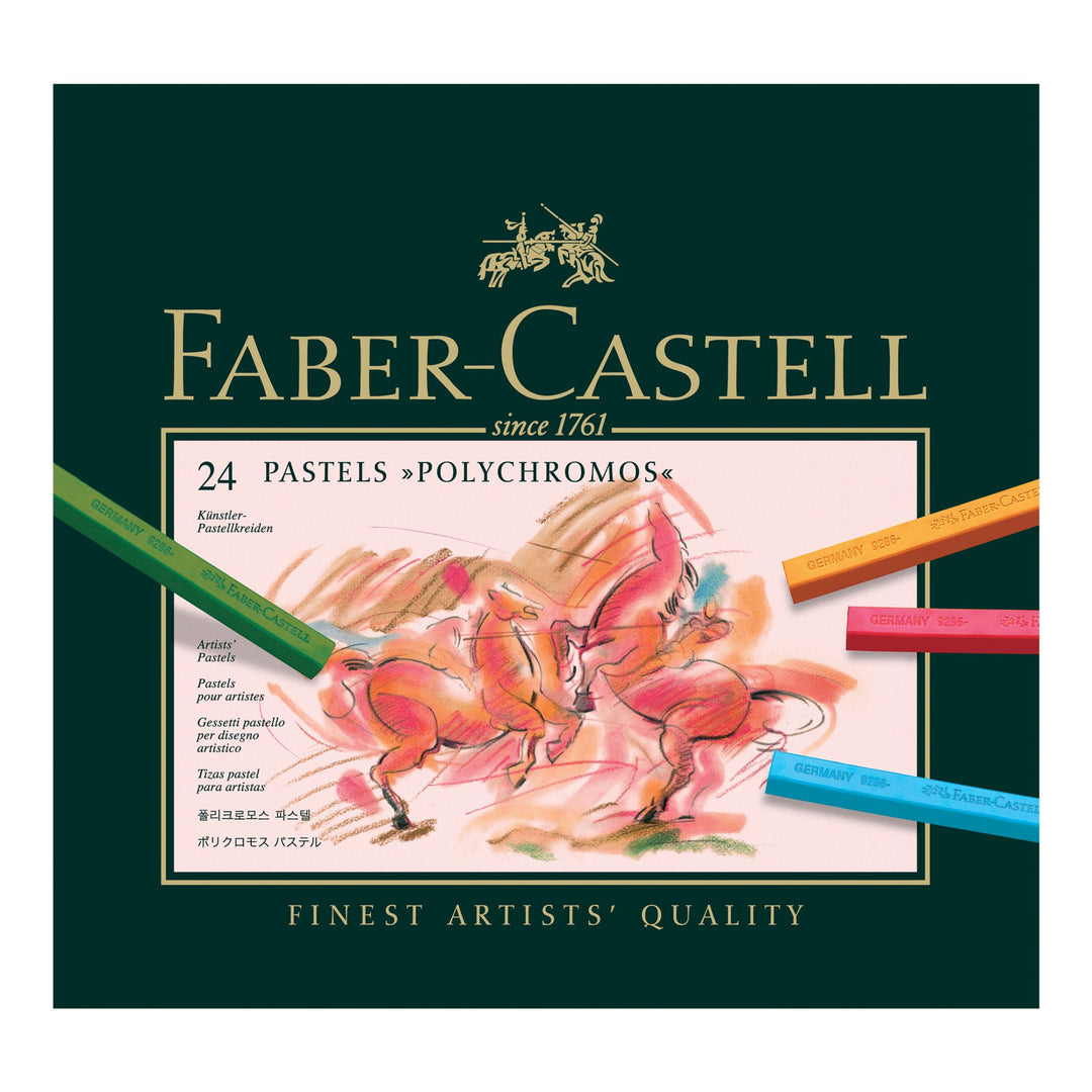 Faber-Castell Polychromos Artist Pastel Crayon Set of 24, Faber-Castell, Crayon, faber-castell-polychromos-artist-pastel-crayon-set-of-24, , Cityluxe